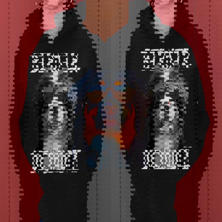 Berner Mommyバーニーズマウンテンドッグ ママ 犬 ママ 母の日 バーニーズマミー レディースパーカー