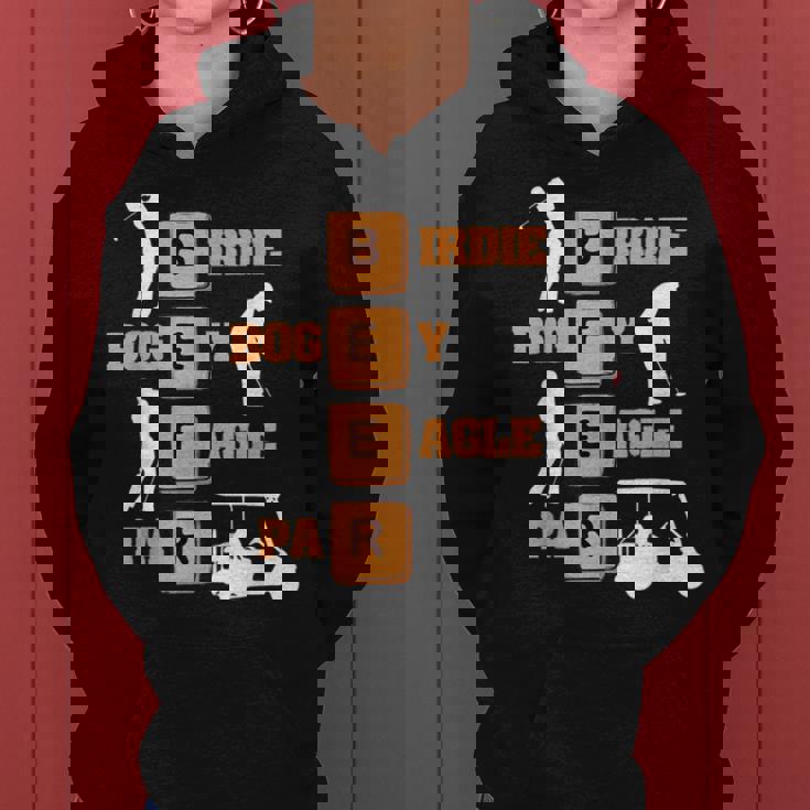 Birdie Bogey Eagle Par Beer ゴルフボール 面白いゴルファー レディースパーカー