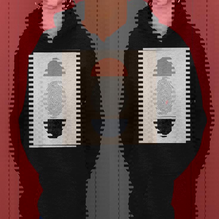 Boho 抽象形アート ミッドセンチュリー モダンアート レディースパーカー