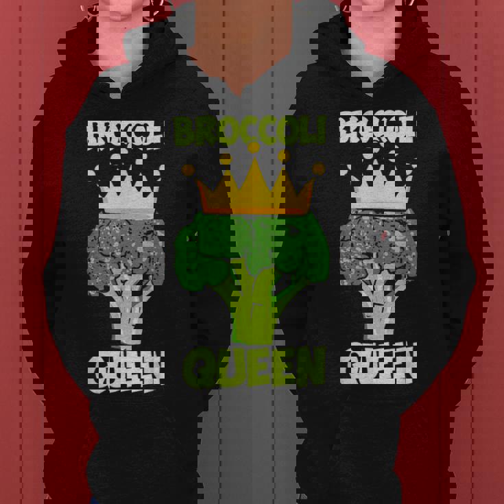 Broccoli Queen ブロッコリーの女王 ブロッコリー ベジタリアン・ベジタブル ブロッコリー レディースパーカー