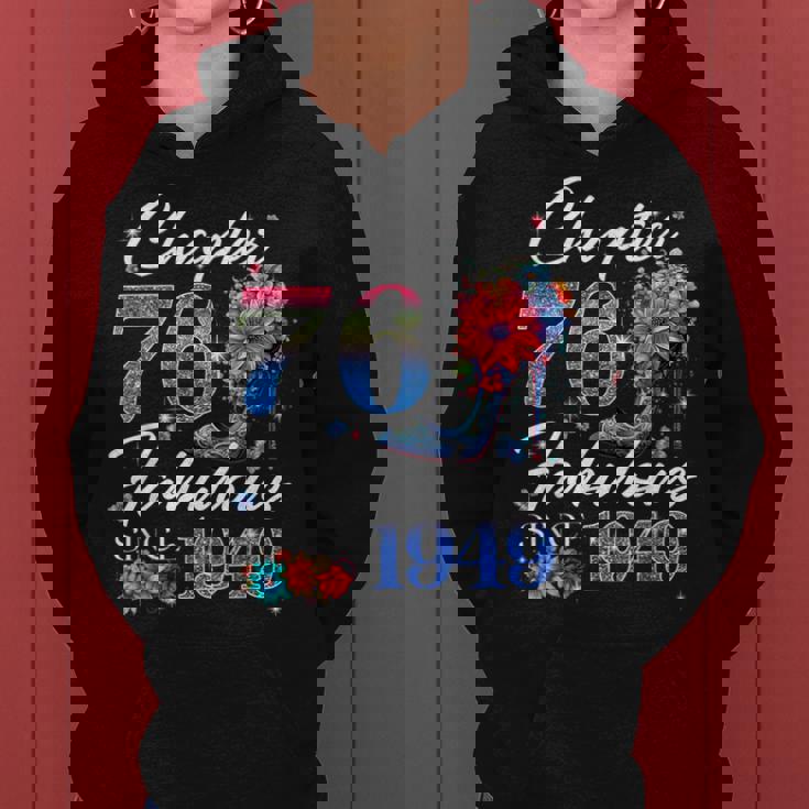 Chapter 76 Fabulousince 1949 76Th Birthday Queen Diamond レディースパーカー