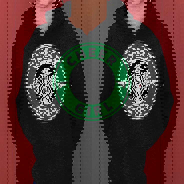 Cheer Girl 面白いチアリーダーグラフィック 女の子用 レディースパーカー