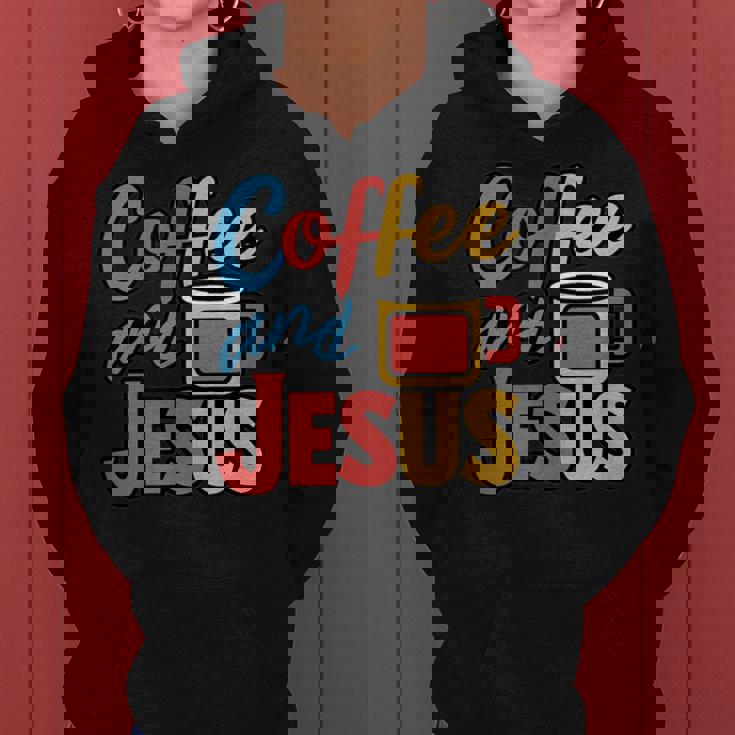 Coffee And Jesus Awesome Christian Caffeine Lover Church レディースパーカー