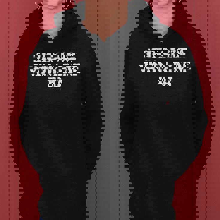 Girls Just Wanna Have Fun Y2k レディースパーカー