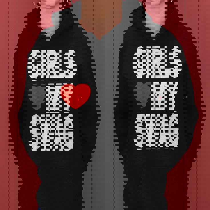 Girls Love Mywag シャツ おもしろい言葉 ガールズ Love Mywag レディースパーカー