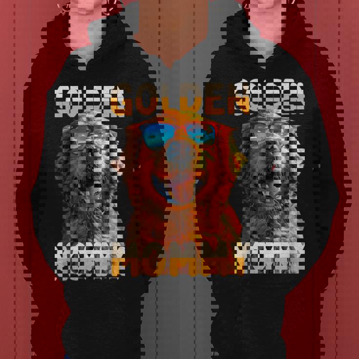 Golden Mommyゴールデン・ママ 母の日 ゴールデンレトリバー・ママ レディースパーカー