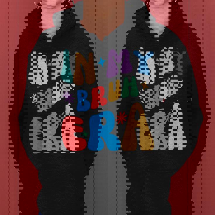 Groovy Cute Bruh メンズ レディース キッズ 面白い 兄弟 兄弟 レディースパーカー