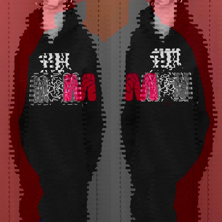 Groovy Spider Mom Matching Family Party Mama Women Hoodie