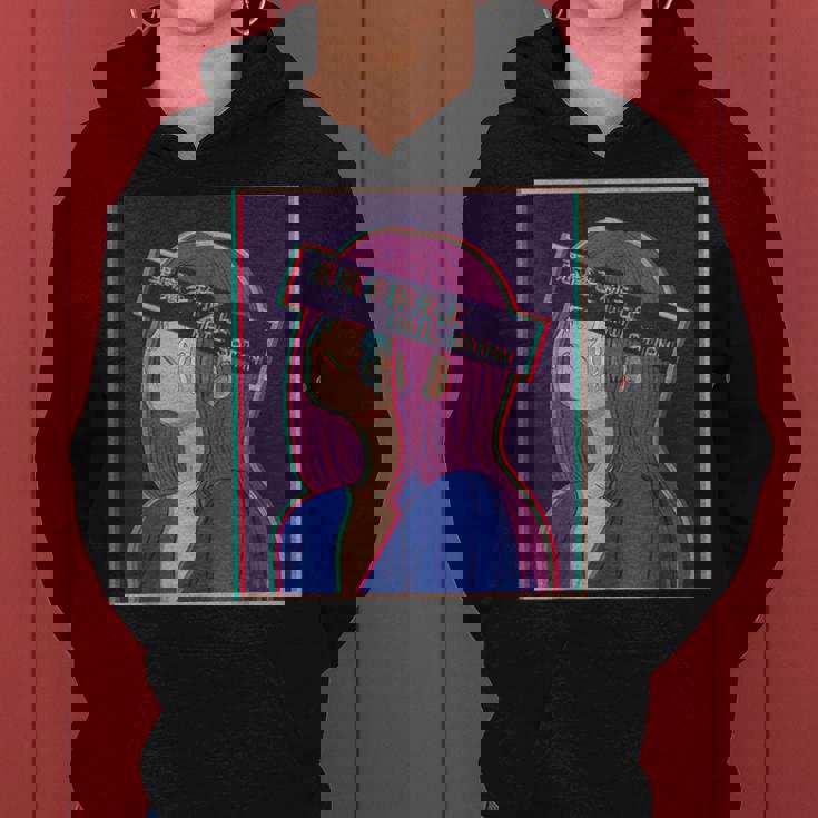 Hailatanad Anime Girl Japaneseaporwave Aesthetic レディースパーカー