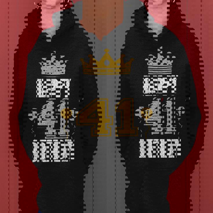 Happy 41St Birthday アイデア 41歳の男性と女性に レディースパーカー