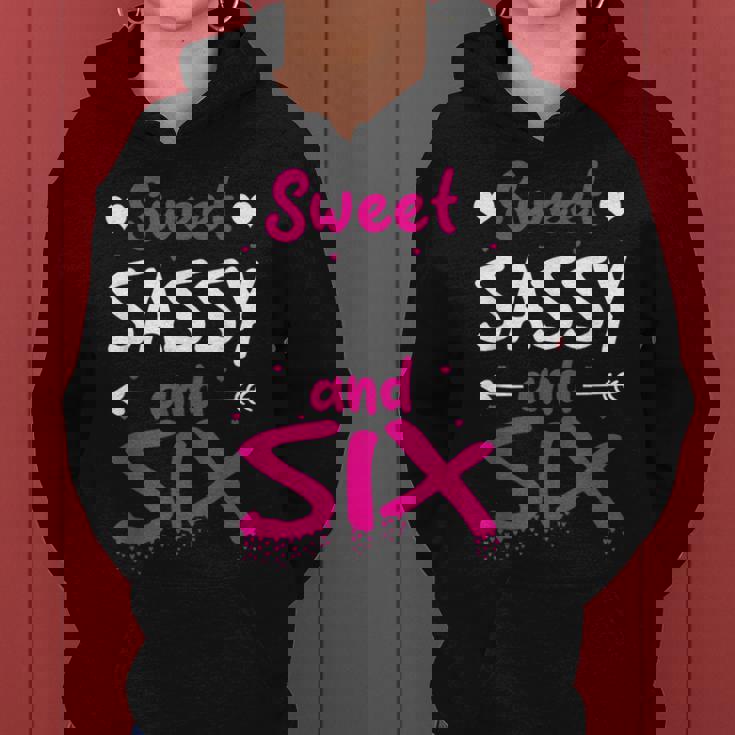 Happy 6Th Birthdayweetassy Andix Girls 6歳 レディースパーカー