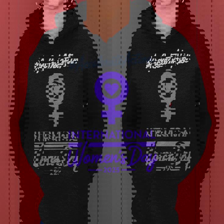 International Women's Day 2025 Accelerate Action Girls レディースパーカー