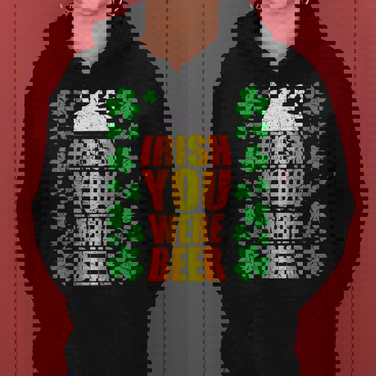 Irish You Were Beer 聖パトリックの日 ビアマグ 面白い レディースパーカー
