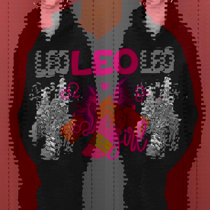 Leo Girl Birthday Sneakers Zodiac Sign Bday Girl Women Hoodie Leo Girl Birthday Sneakers Zodiac Sign Bday Girl Women Hoodie