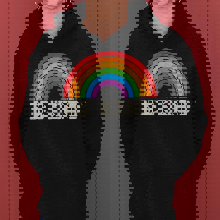 Lgbtq Be Kind Pocket Gay Pride Lgbt Ally Rainbowintage レディースパーカー