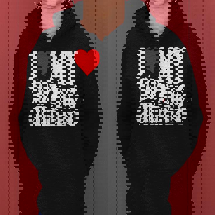 I Love My Yapping Girlfriend レディースパーカー