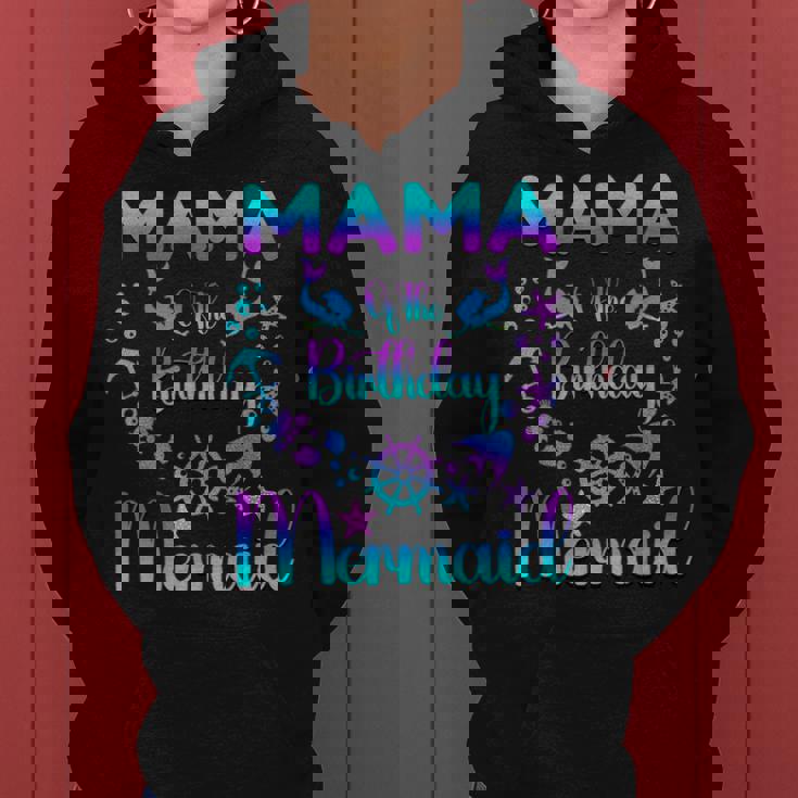 Mama Of The Birthday マーメイドファミリーマッチング レディースパーカー