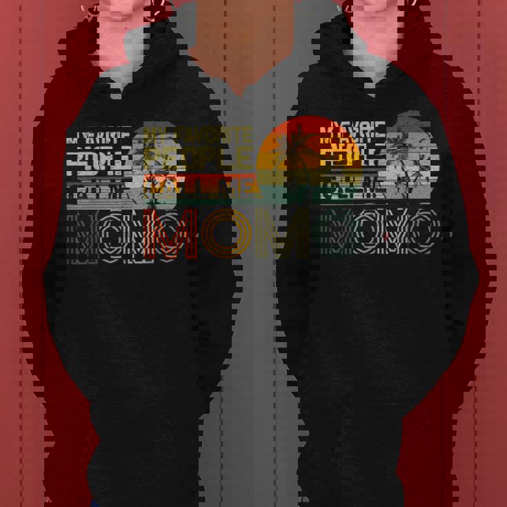 My Favorite People Call Me Momo ヴィンテージ レトロ 面白い モモモ レディースパーカー