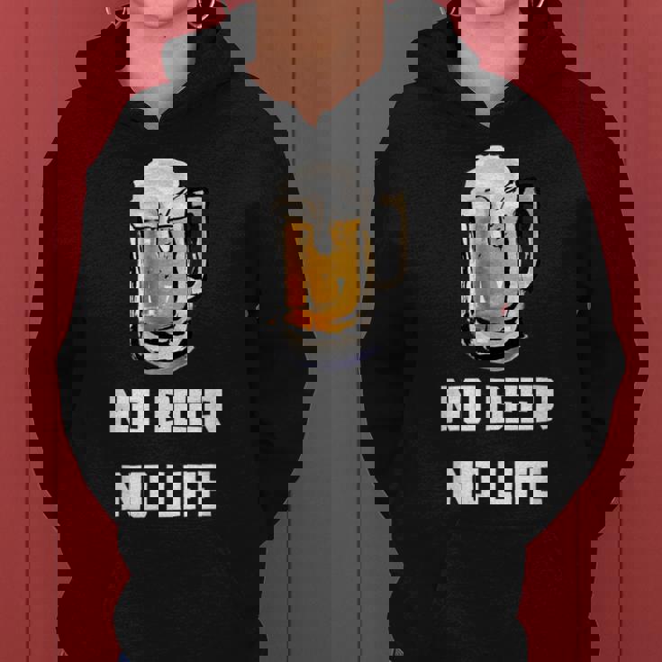 No Beer No Life レディースパーカー