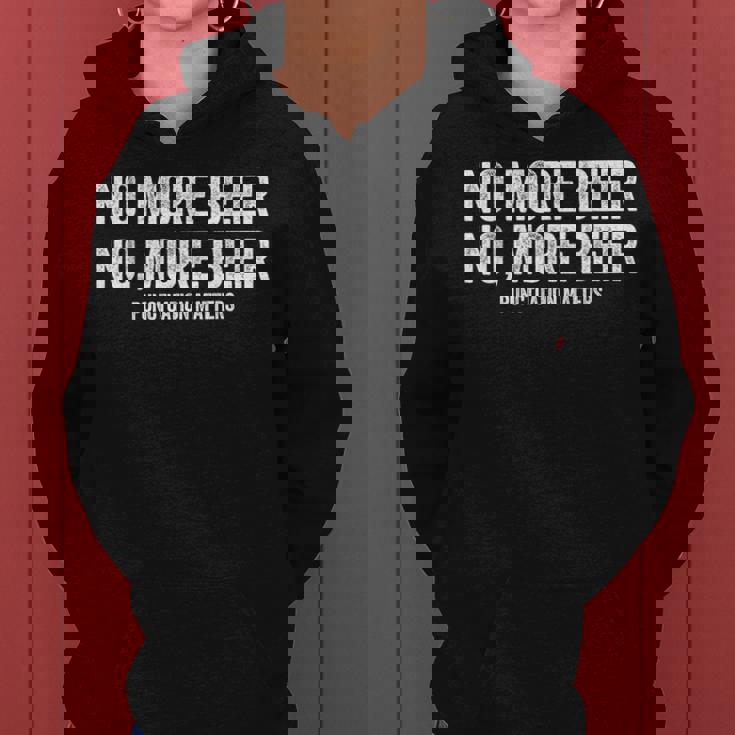 No More Beer シャツ 句読点 Matters メンズ レディース 面白い レディースパーカー