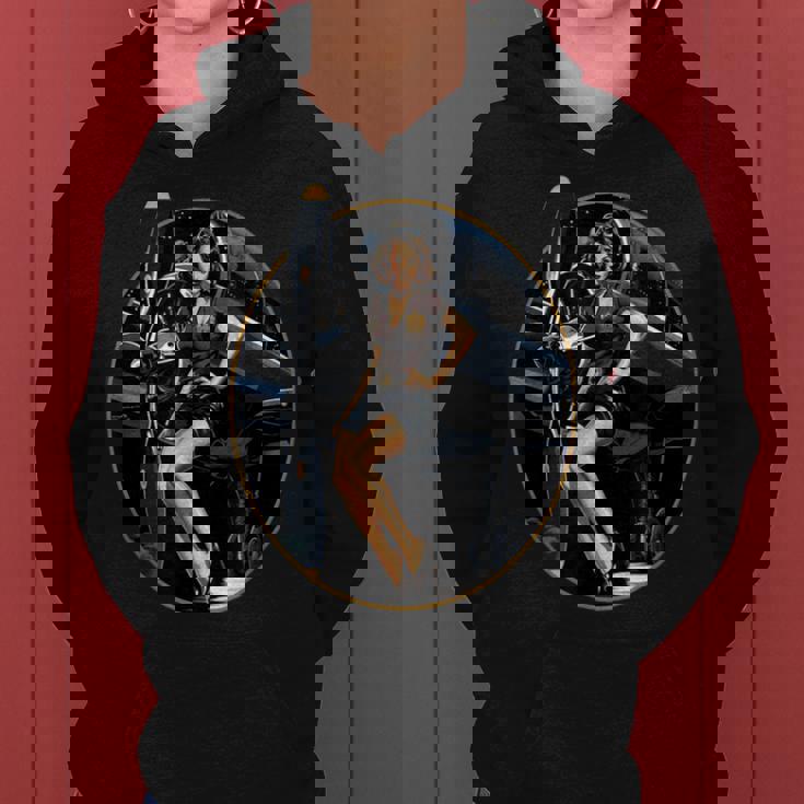 Pinup Girl Warbird 軍用航空機 航空機 レディースパーカー