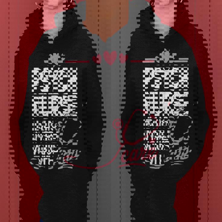 Psych Nurse Mental Health Psychiatric Nursing Appreciation レディースパーカー