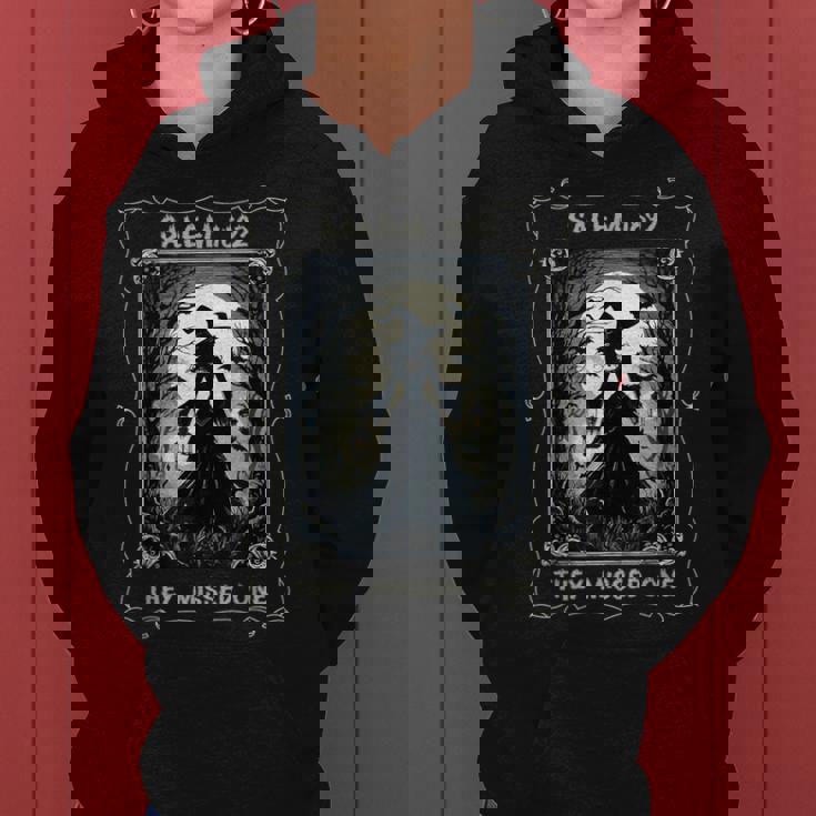 Salem 1692 They Missed One Witch Tarot Card ハロウィンtシャツ レディースパーカー