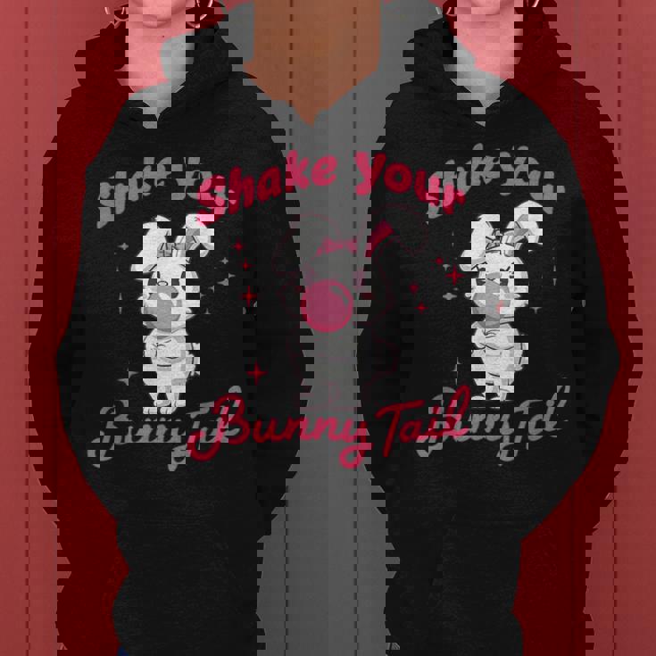 Shake Your Bunny Tail 愛らしいバブルガム レディースパーカー