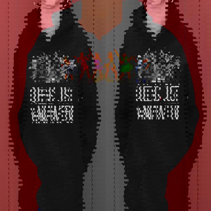 Six Queens Just Wanna Have Fun シアターミュージカル レディースパーカー