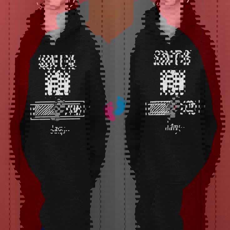 Soon To Be Mom 2025 Loading Promoted To Mommy First Time Mom レディースパーカー