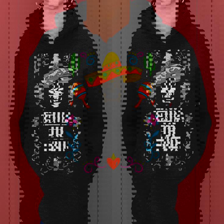 Tequila Por Favor アルコール テキーラ酒飲み メキシコ レディースパーカー