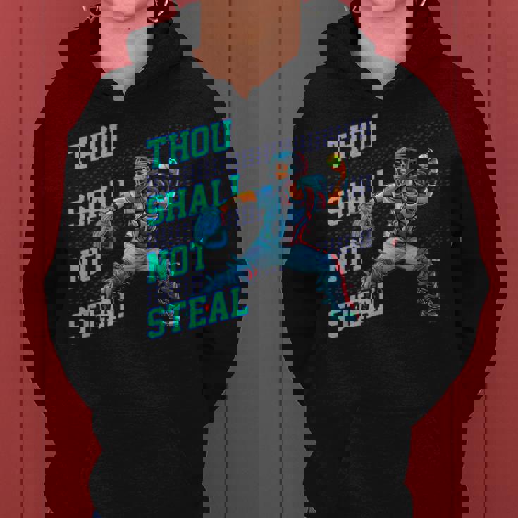 Thouhall Notteal Girls ソフトボールキャッチャー選手名言 レディースパーカー