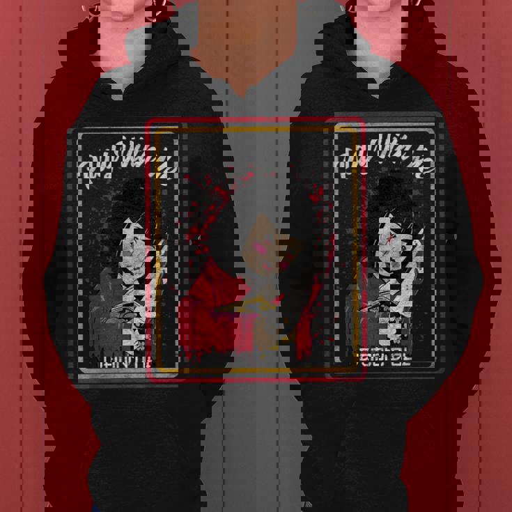 Vintage Horror Play With Me Haunted Ichimatsu Doll レディースパーカー