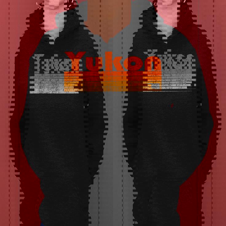 Yukon Oklahoma Estilo Retro De Los Años 80 Sudadera con capucha para mujer