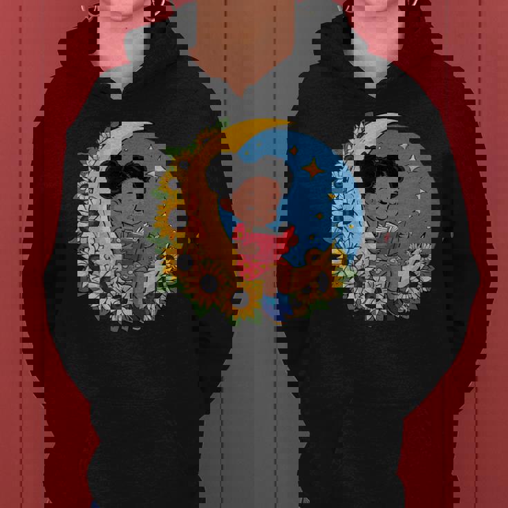 かわいいトップアフリカ系アメリカ人の黒人の女の子 レディースパーカー