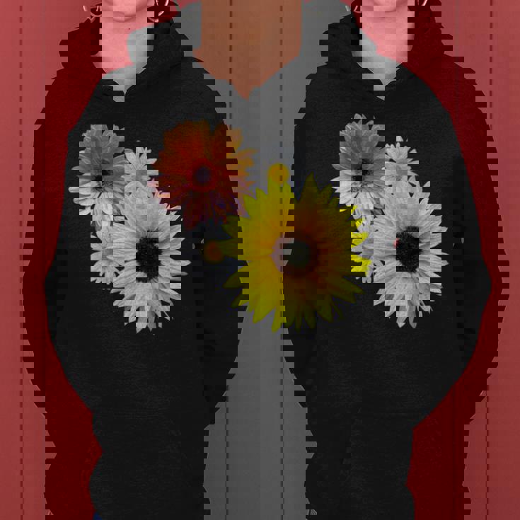 ひまわり ガーベラ 花 デイジー ガーベラ 花 デイジー 花柄 レディースパーカー