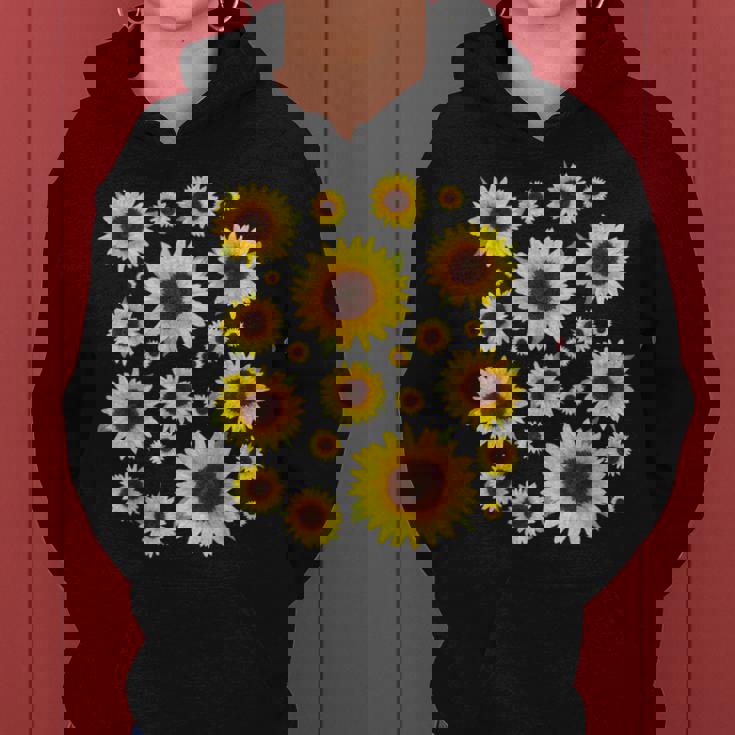 ひまわり 花柄 花 シンプル ポジティブ 夏 グラフィック レディースパーカー