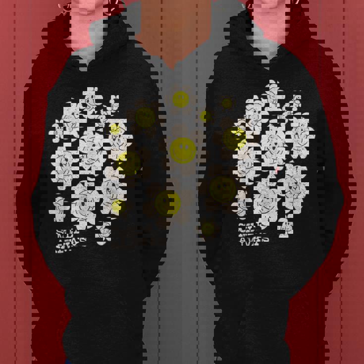 イエロー スマイル 顔 花mile Always キッズ 幼児 女の子 レディースパーカー