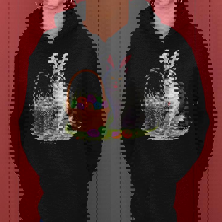 イースターデー 猫 バニー 耳 卵 イースター ウサギ 男性 女性 キッズ レディースパーカー