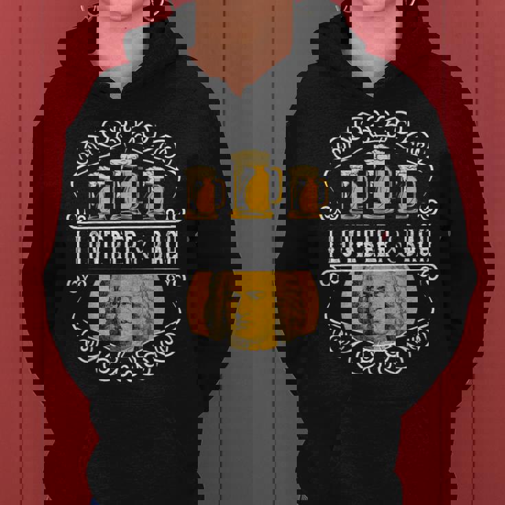 オクトーバーフェスト I Love Beer Bier & German クラシックミュージック レディースパーカー