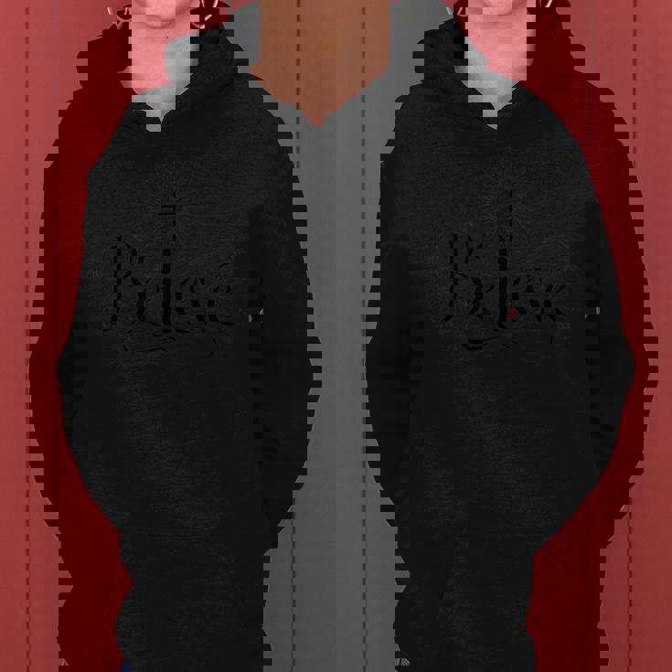 クリスチャン イエス クロス キリスト クリスチャン男性女性を信じます レディースパーカー