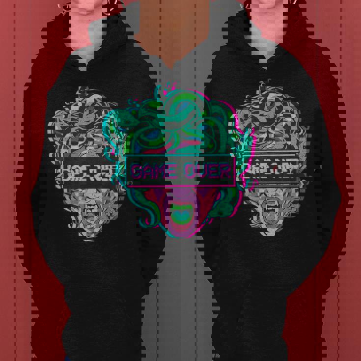 ゲームオーバー・メドゥーサ Alt Indie Aestheticaporwave Egirl Eboy レディースパーカー