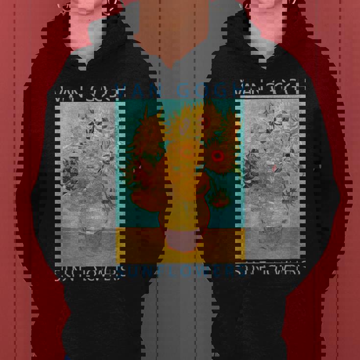 ゴッホ 面白いtシャツ ひまわり 名作 アート 花 印象派 絵画 メンズ レディース 服 美術 油彩画 レディースパーカー