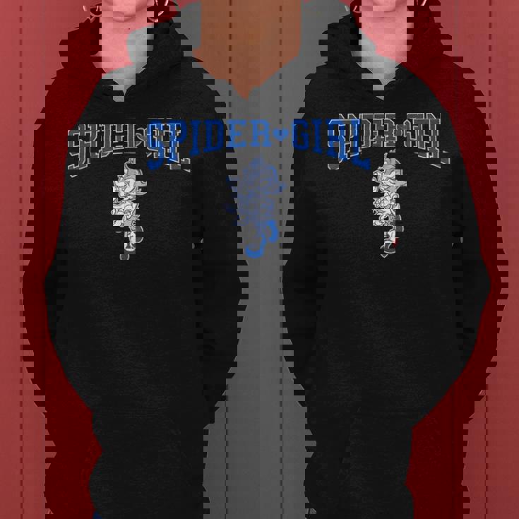 スパイダー・ガールpider Girl 青 レディースパーカー