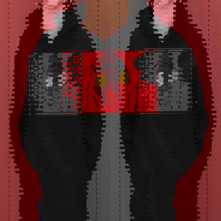 ターボおばあちゃん レディースパーカー