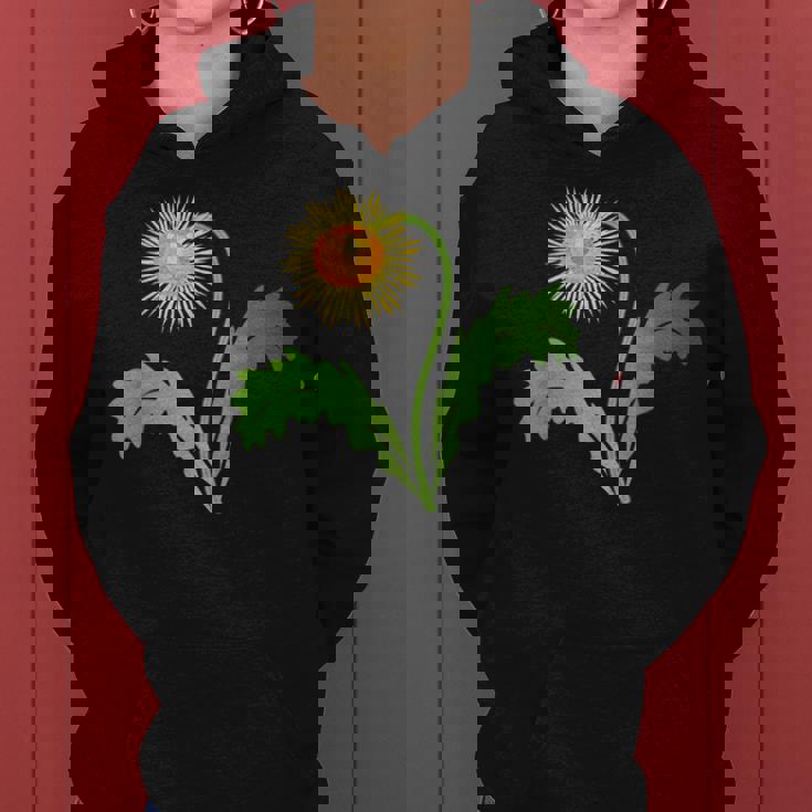 ダンディライオン タンポポ 黄色い花 ライオンの頭 レディースパーカー