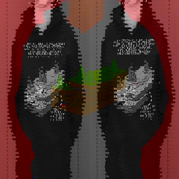 テクトニックプレートorry My Fault Teacher レディースパーカー