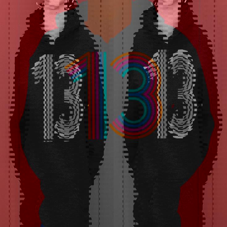 ナンバー13 13周年 男の子 女の子 13歳の誕生日 レディースパーカー