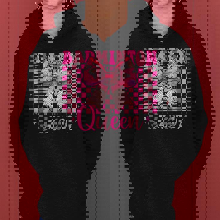 バドミントン クイーン プレイヤー 女の子 ママ 母の日 コケット リボン レディースパーカー