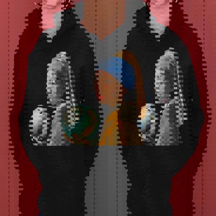 ボーリング 面白いtシャツ フェルメール ボウリング おもしろ ネタ 服 メンズ おもしろグッズ 大人 女性 ボウラー レディースパーカー